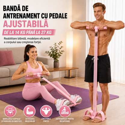 Banda Elastica cu Pedale, Roz