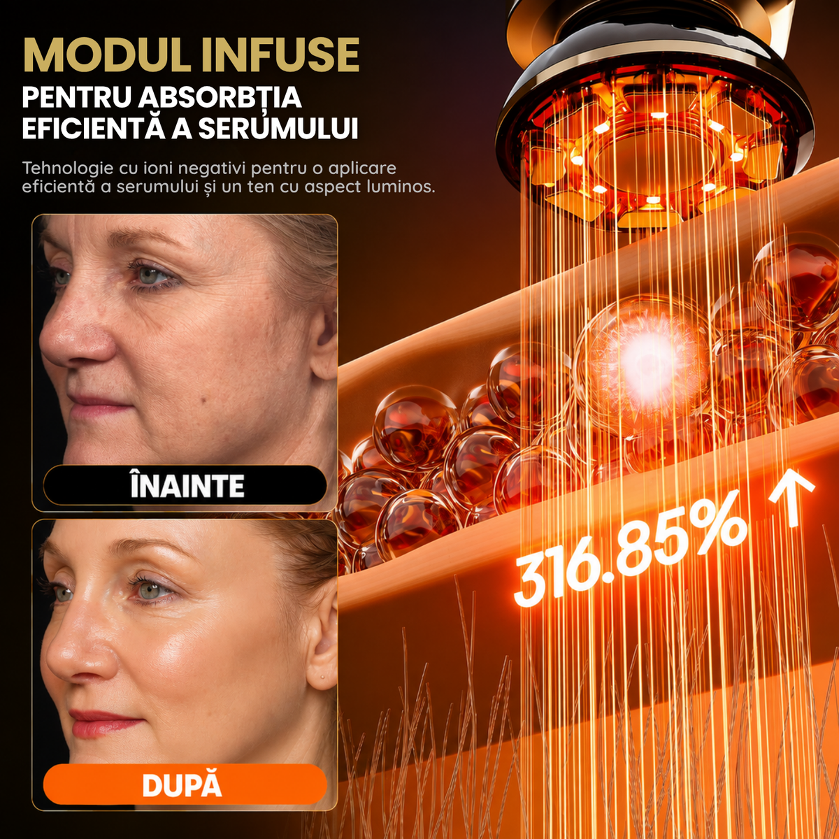 Aparat Profesional pentru Tratament FacialLifting, Anti-Rid, Masaj Facial