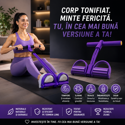 Banda Elastica cu Pedale, Violet